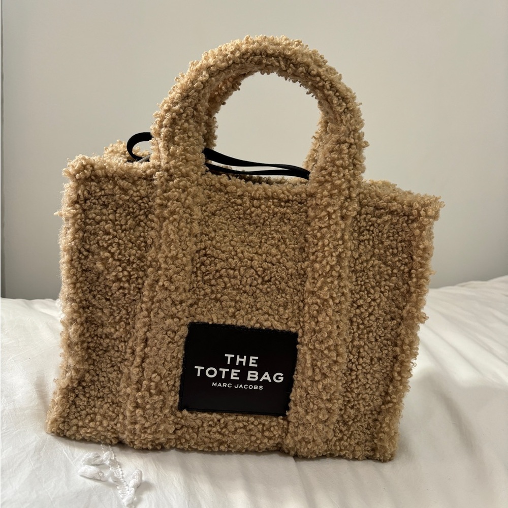 Marc Jacobs Beige Sherpa Tote Bag